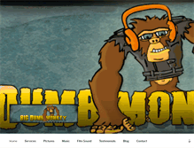 Tablet Screenshot of bigdumbmonkey.com